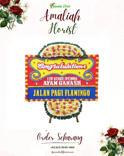 Bunga Papan Congratulation di Molosifat U